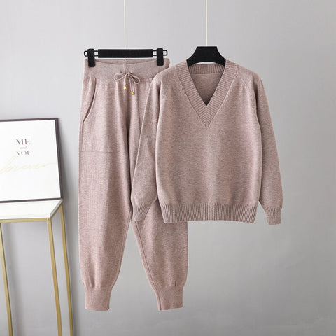 Sonicelife-Luxury Pullover & Matching Pants Set