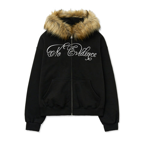 Sonicelife Hip Hop Punk Grunge Gothic Aesthetic Print Women Men Hoodies Y2K Harajuku Emo Girls Casual Fur Collar Sweatshirt Chic Streetwear