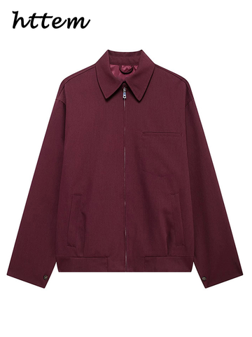 Sonicelife Fashion Red Wine Jacket Mini Skirt Sets Women Casual Lapel Zipper Jackets Pleated Lace Up Skirt 2024 Autumn Lady Vintage Outfits