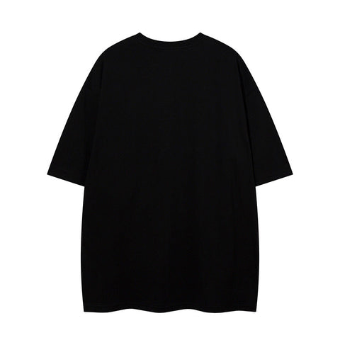 Sonicelife Star Patch Oversized Short Sleeve Tee