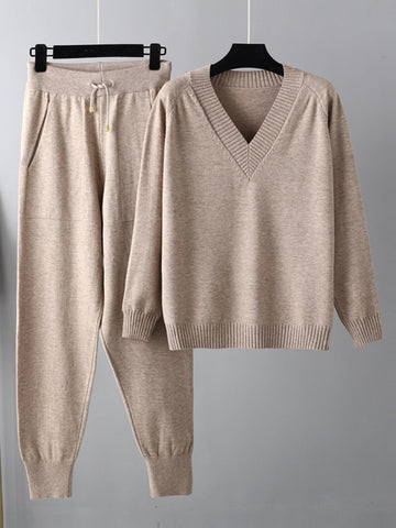 Sonicelife-Luxury Pullover & Matching Pants Set