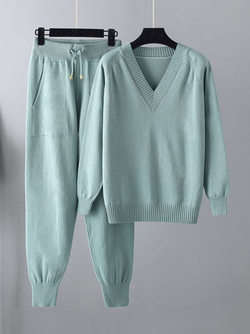 Sonicelife-Luxury Pullover & Matching Pants Set