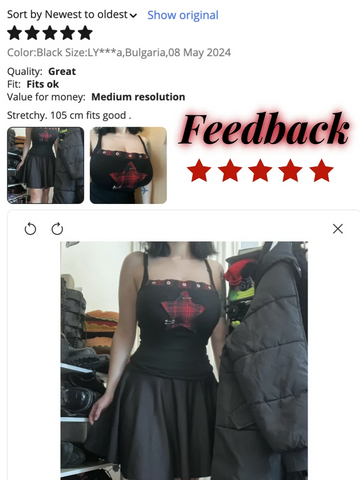Sonicelife Streetwear Y2k Camis Women Aesthetic Mall Goth Red Plaid Pentagram Patchwork Crop Tank Tops Harajuku Cyber Punk Clothes