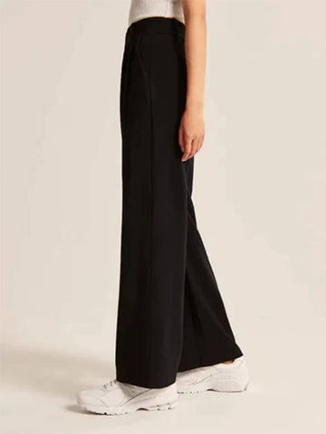 Sonicelife-Wide Leg Tailored Pants