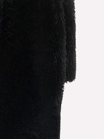 christmas outfit Sonicelife Winter Oversized Thick Warm Soft Black Shaggy Maxi Faux Fur Coat Women Loose Casual Floor Length Furry Overcoat 2025