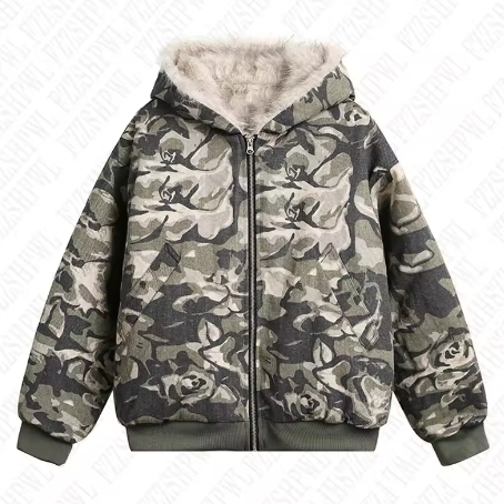 Sonicelife Plush lining solid color pattern Hoodie casual chic Y2K top rock fashion street retro grunge punk hip hop Harajuku couple Hoodie