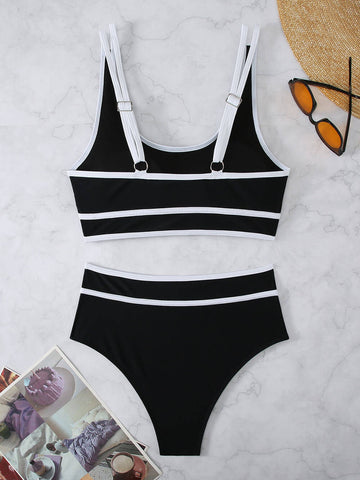 Sonicelife-Sports Vest Tank Top Swimsuit