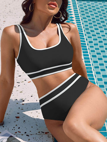 Sonicelife-Sports Vest Tank Top Swimsuit