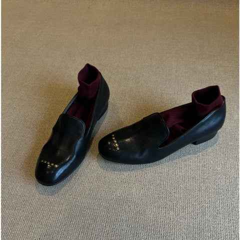 Sonicelife 2025  New Women Ballet Flats ShoesSlip on Loafers Soft Leather Women's Moccasins Shallow Boat Shoes Ballerina Zapatos Mujer