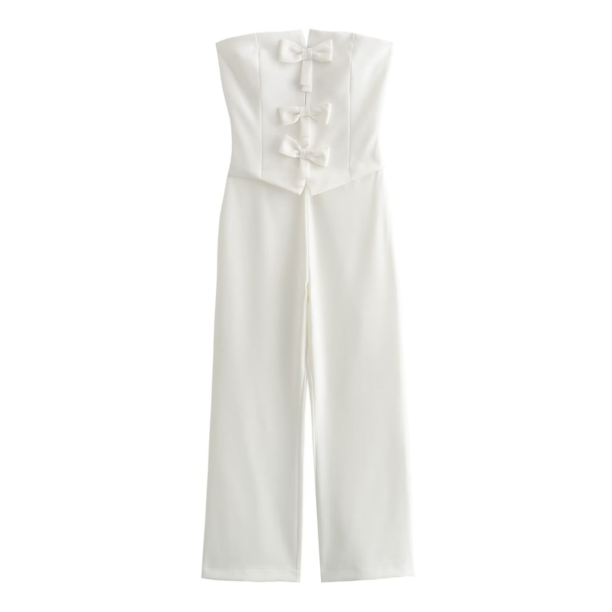 Sonicelife Women's Sleeveless Crepe Dress, Bra Jumpsuit, Open Design, Backless Front Slit, Fashionable and Sexy, Versatile, New