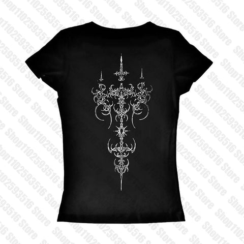 Sonicelife Y2k style Crop Top Summer Gothic Slim Vintage fear Graphic Baby Tee emo Cute Punk Hip Hop Women Crop top Short Sleeve Streetwear