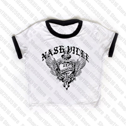 Sonicelife Trashy Y2k 2000s Graphic T Shirts Kawaii Woman Clothing Goth Crop Top T-shirt Clothes Tops Tees Women's