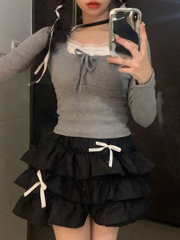 Sonicelife 2025 Summer Sweet Kawaill Mini Skirt Women Evening Party Slim Skrit Office Lady Casual Outwear Elegant Skirt Korean Fashion Chic