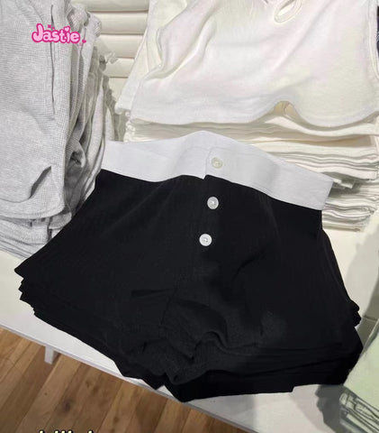 Sonicelife American 2025 New Women's Super Shorts Low Waiste Floral Print Sweet Girls Pant Casual Slim Home Shorts Y2K Cotton Trouser