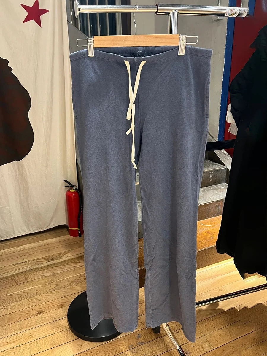 Sonicelife Streetwear Drawstring Straight Sweatpants Women Autumn Cotton Casual High Waist Trousers Vintage Sweet Pink Sport Y2K Long Pants