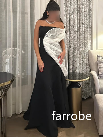 Sonicelife Customized Fashion Jersey Pleat A-line Strapless Midi Dresses Homecoming Dresses Classic Exquisite Modern Style Pastrol Unisex F (PRE-ORDER)