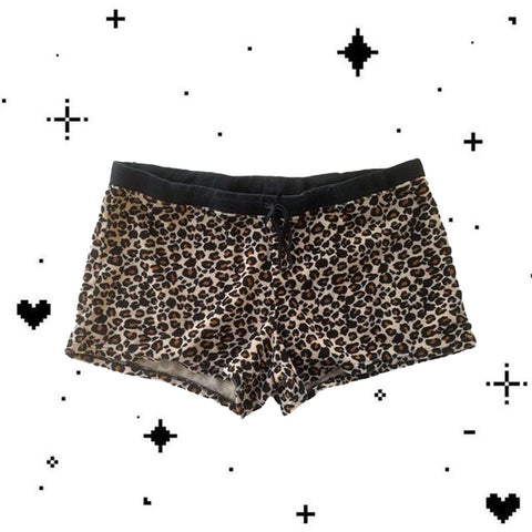 Sonicelife Leopard print tube tops streetwear urban aesthetic commuting retro sexy Y2K crop tops comfortabled casual cute women's tube tops