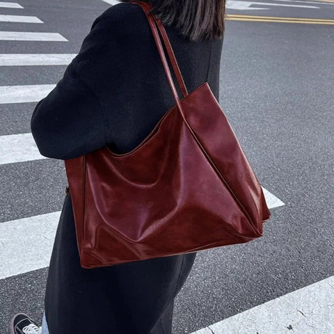 thanksgiving outfit Sonicelife Svea Leather Shoulder Bag