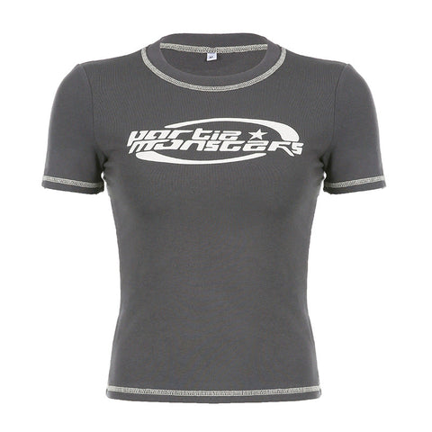 Sonicelife Stitched Short Sleeve Logo Graphic Tee