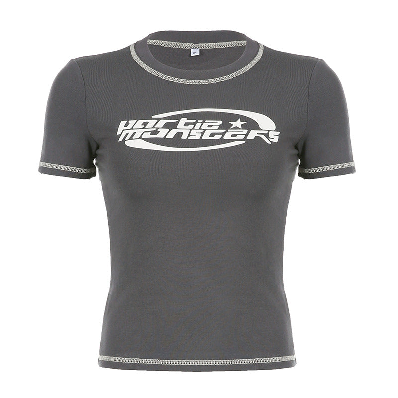 Sonicelife Stitched Short Sleeve Logo Graphic Tee