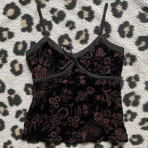 Sonicelife Woman 90s Punk Y2K Aesthetic Classic Gothic Print Vintage Street Halter tops Fit American Camisole Hot Vest emo Harajuku Singlet