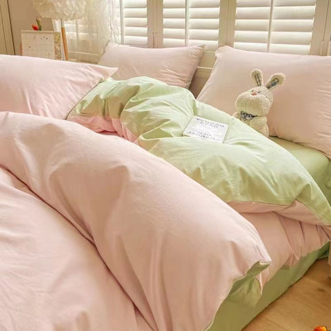 Sonicelife Doughnut Soft And Cute Donut Bedding Set Ins Linen And Duvet Cover With Pillowcases Single Double Full Size For Kids Adults