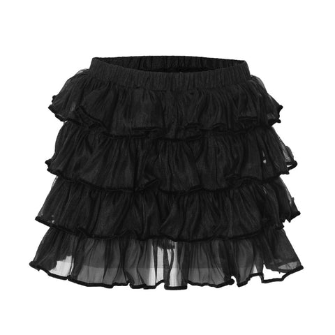 Sonicelife Fashion Cute Women Mini Cake Skirts High Waist A Line Ruffles Pleated Shorts Skirts Cosplay JK Uniform Students Bottoms Clothes