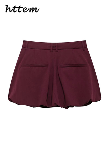 Sonicelife Fashion Red Wine Jacket Mini Skirt Sets Women Casual Lapel Zipper Jackets Pleated Lace Up Skirt 2024 Autumn Lady Vintage Outfits