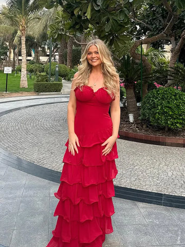 Sonicelife Fashion V Neck Layered Curling Edge Spaghetti Strap Robes Sexy Solid Slim Fit Sleeveless Long Dress New Lady Cocktail Party Gown