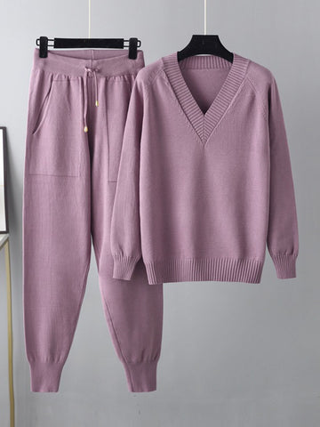 Sonicelife-Luxury Pullover & Matching Pants Set