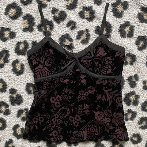 Sonicelife Woman 90s Punk Y2K Aesthetic Classic Gothic Print Vintage Street Halter tops Fit American Camisole Hot Vest emo Harajuku Singlet