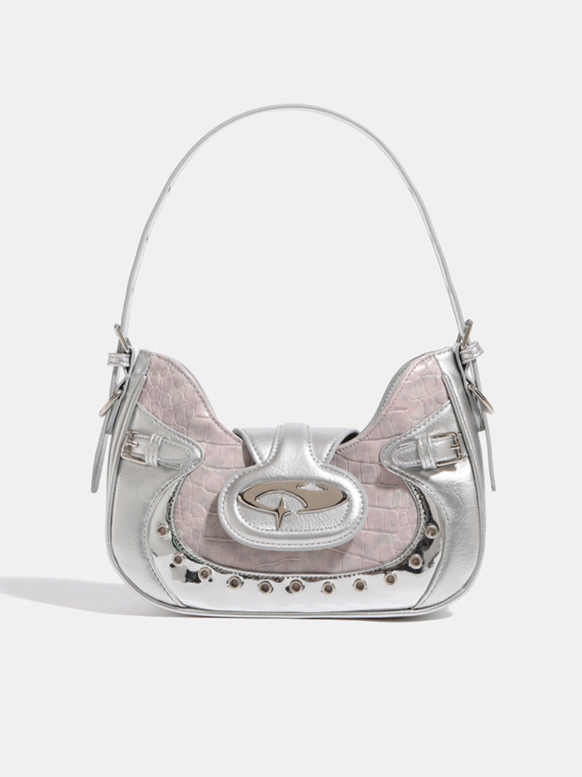 thanksgiving outfit Sonicelife Evie Metallic Shoulder Bag