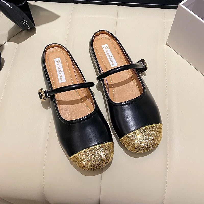 Sonicelife Vintage French Style Mary Jane Pumps for Women with Pointed Toe and High Heels - New 2024 Collection  Sandals  Women Shoes