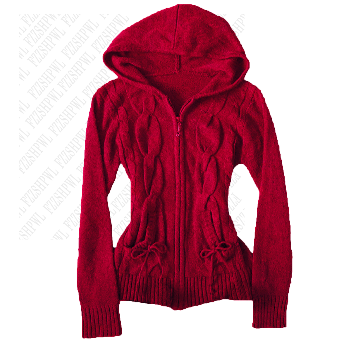 Sonicelife Daily Y2K Women Tight fitting Clothing Harajuku Female Knit Sweater Classic Casual Solid Zip Hoodies Winter Popular Warm Surcoat