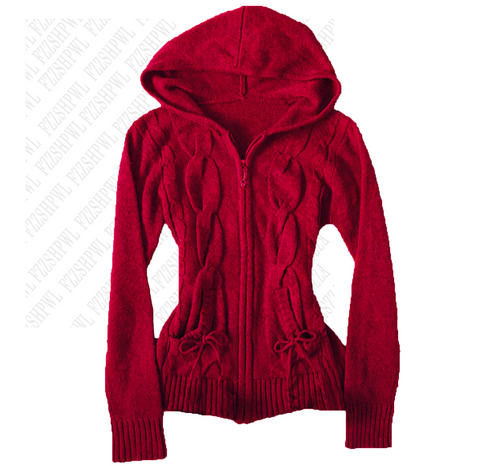 Sonicelife Daily Y2K Women Tight fitting Clothing Harajuku Female Knit Sweater Classic Casual Solid Zip Hoodies Winter Popular Warm Surcoat