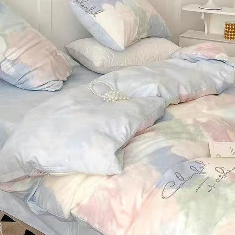 Sonicelife Doughnut Soft And Cute Donut Bedding Set Ins Linen And Duvet Cover With Pillowcases Single Double Full Size For Kids Adults
