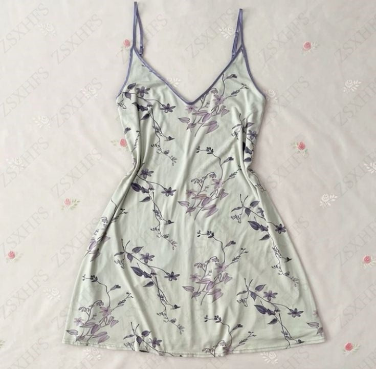 Sonicelife Sexy Dress Summer Women Clothes Punk Slim High waist Harajuku Femme Dresses Flower Kpop Mini Dress Vintage 90s Korea Y2k Dresses