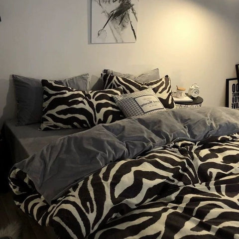 Sonicelife Euro Nordic Blue Solid Home Bedding Set Simple Soft Duvet Cover Set With Sheet Comforter Covers Pillowcases Bed Linen