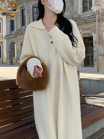 Black Friday Sonicelife Casual Knitted Long Hooded Cardigan Women Korean Loose Solid Single-Breasted Sweaters Female Autumn Chic Elegant Daily Outwear