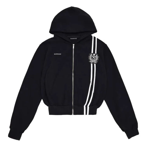 Sonicelife Harajuku Black Hoodies Women Clothing 2025 Streetwear Fashion Y2k Coats Ropa Mujer Hooded Sweatshirts Casual Zipper Hoodie Tops
