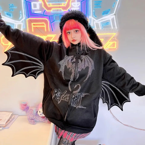 Sonicelife Harajuku Hoodies Women's Clothing Streetwear BF Punk Y2k Jackets 2025 Ropa Mujer Fashion Sweatshirts Heavy Diamond Hoodie Tops