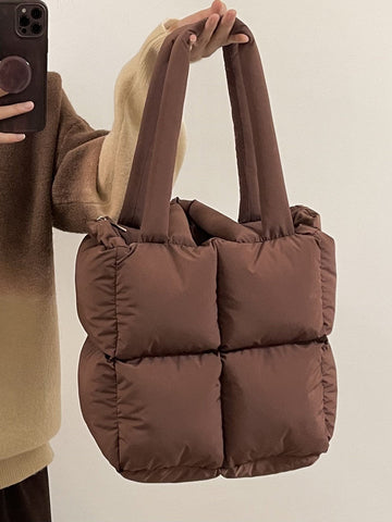 thanksgiving outfit Sonicelife Puff Square Tote Bag