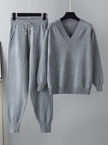 Sonicelife-Luxury Pullover & Matching Pants Set