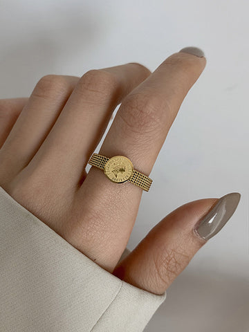 Sonicelife-Coin Decor Ring