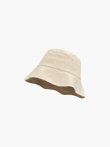 Sonicelife-Double-Sided Texture Bucket Hat