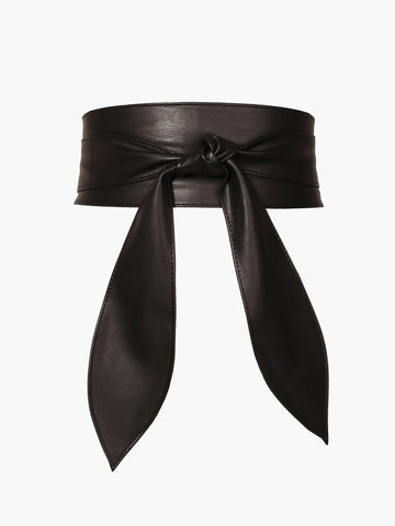 Sonicelife-Faux Leather Wrap Belt