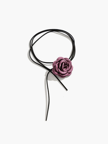 Sonicelife-Rosette Bud Choker Necklace