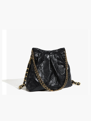 Sonicelife-Vintage Leather Shoulder Bag