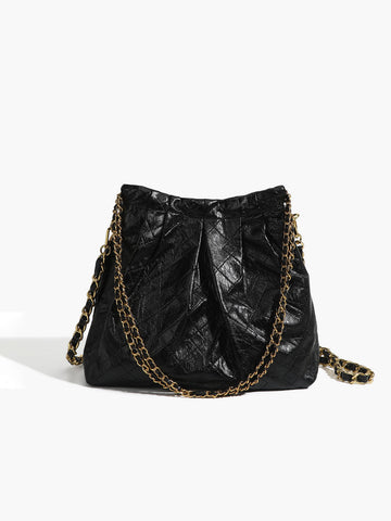 Sonicelife-Vintage Leather Shoulder Bag