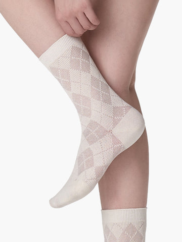 Sonicelife-Diamonds Mid Calf Socks